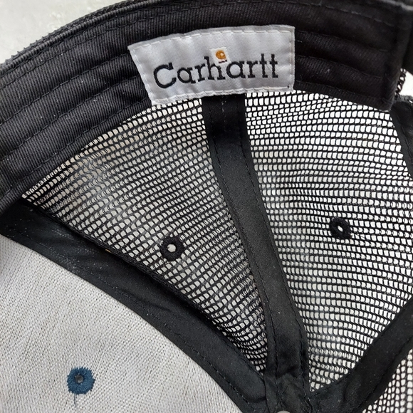 Men's Carhartt half mesh adjustable snapback baseball cap. - Picture 7 of 8